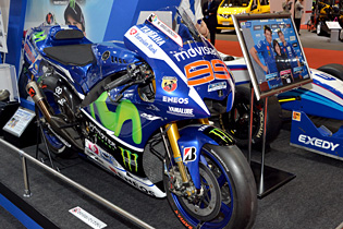 MotoGP車両の展示