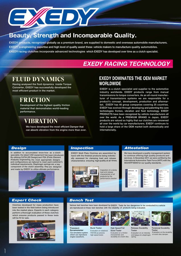 MotorSports Clutch & Flywheel CATALOG Vol.2